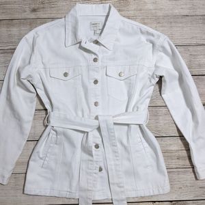 White Denim Jacket